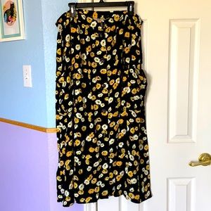ASOS Floral Maxi/Midi Skirt NWT